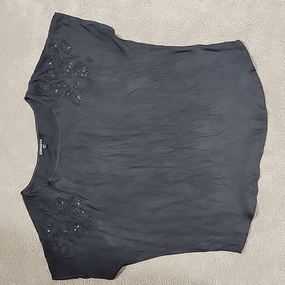 Express small grey top